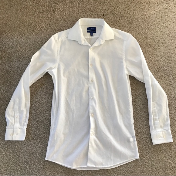 apt 9 white dress shirt
